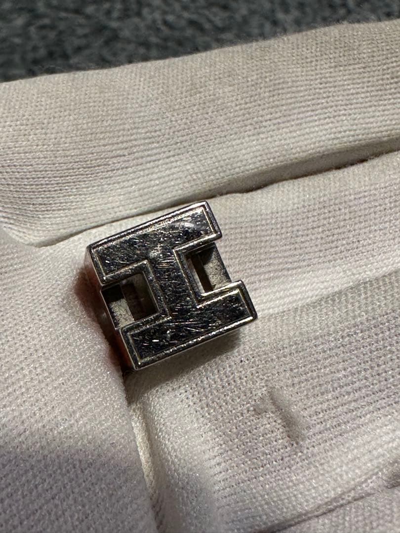 HERMES　エルメス　Hキューブ　ペンダントトップ　チャームのみ