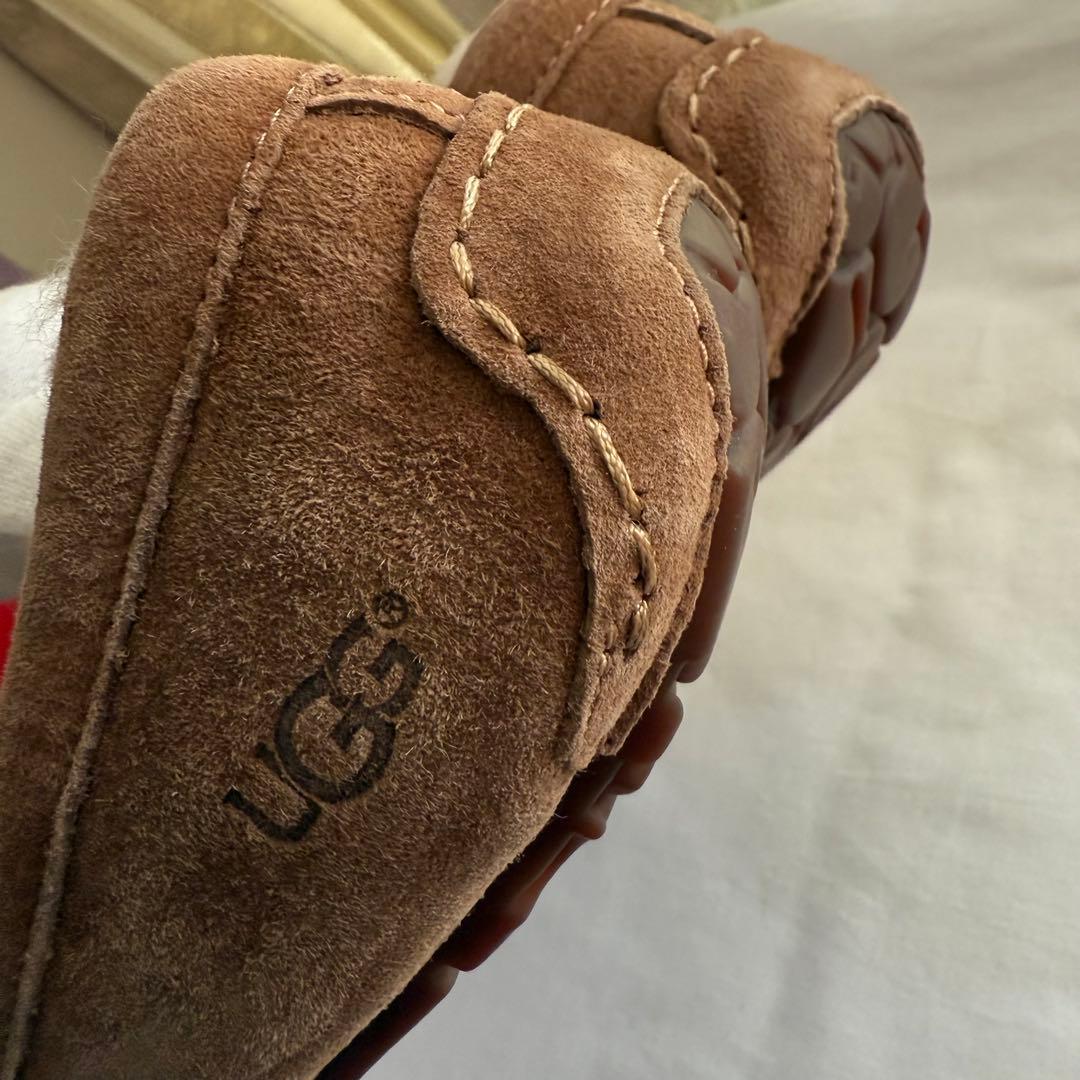 新品 未使用 UGG ブラウン モカシン 24cm
