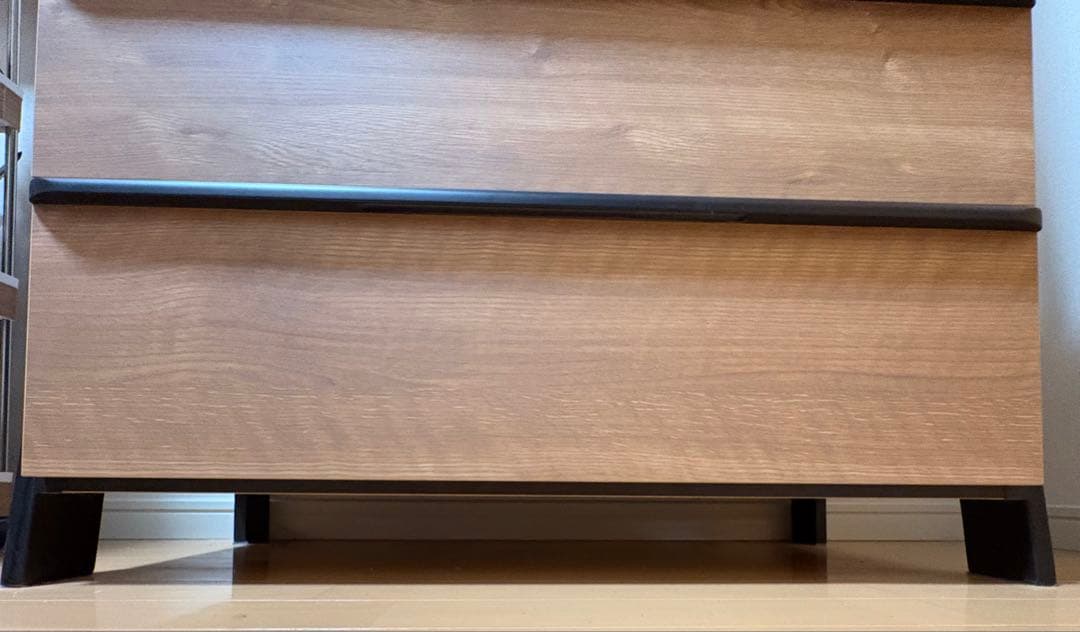 収納付きハンガーラック(ニーズ3 84 OP-3段 MBR/BK) ニトリ