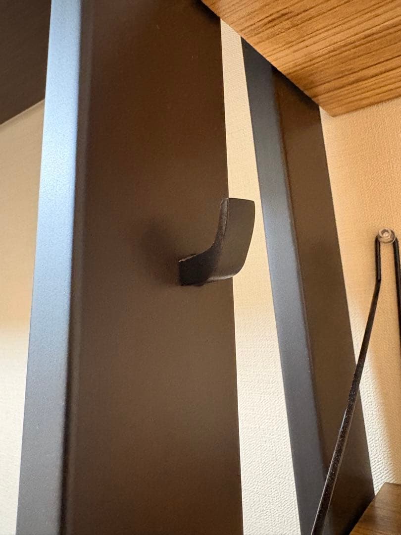 収納付きハンガーラック(ニーズ3 84 OP-3段 MBR/BK) ニトリ