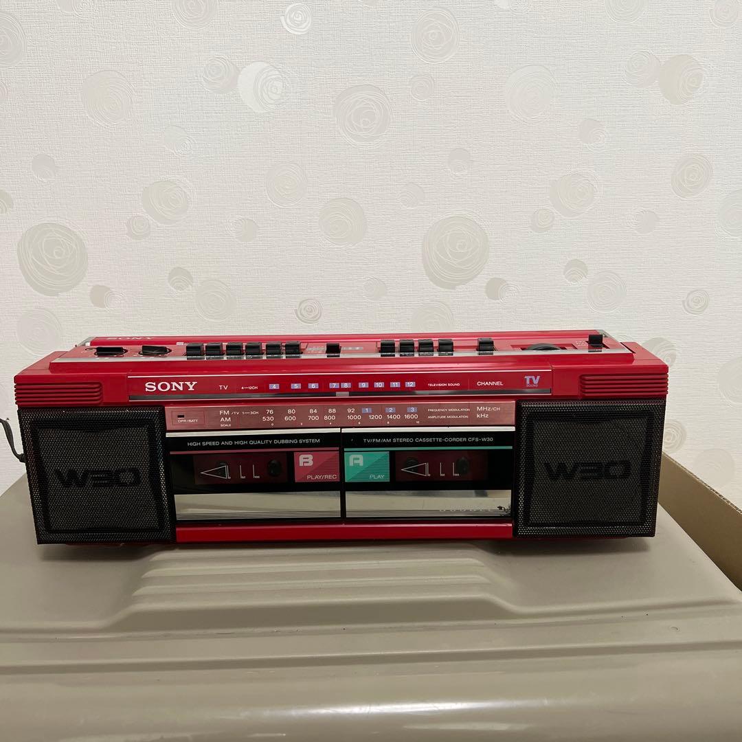 ラジオ・コンポ SONY TV/FM/AM CFS-W30