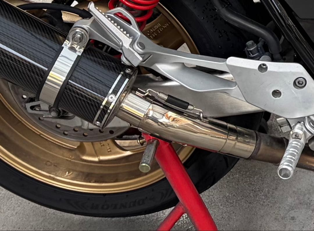 WR'S スリップオンマフラー　cb400sf（nc42）車検対応