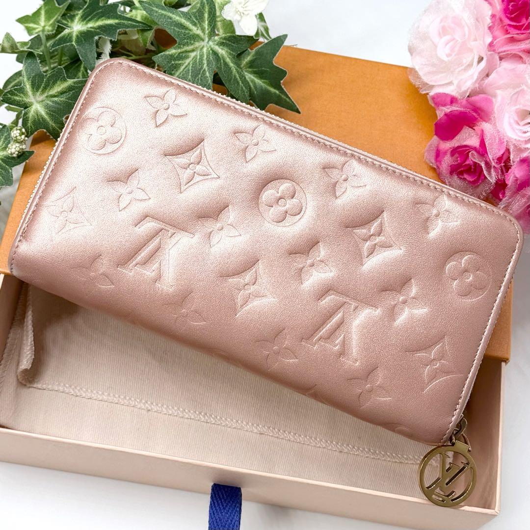 ✨超極美品 日本限定✨ルイヴィトン クッサン ラムレザー ジッピーウォレット