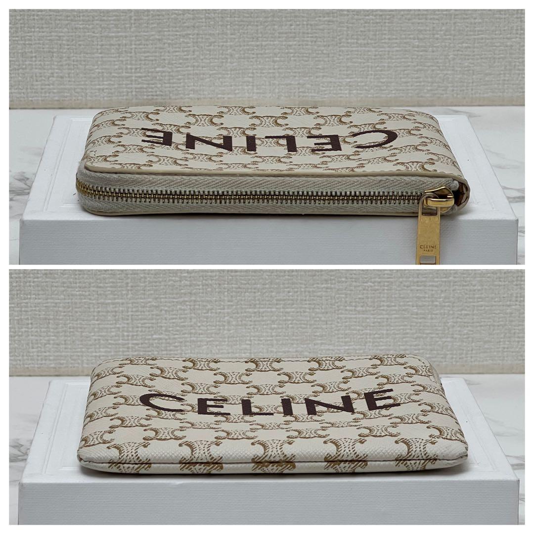 セリーヌ パース キュイル トリオンフ ケース ホワイト