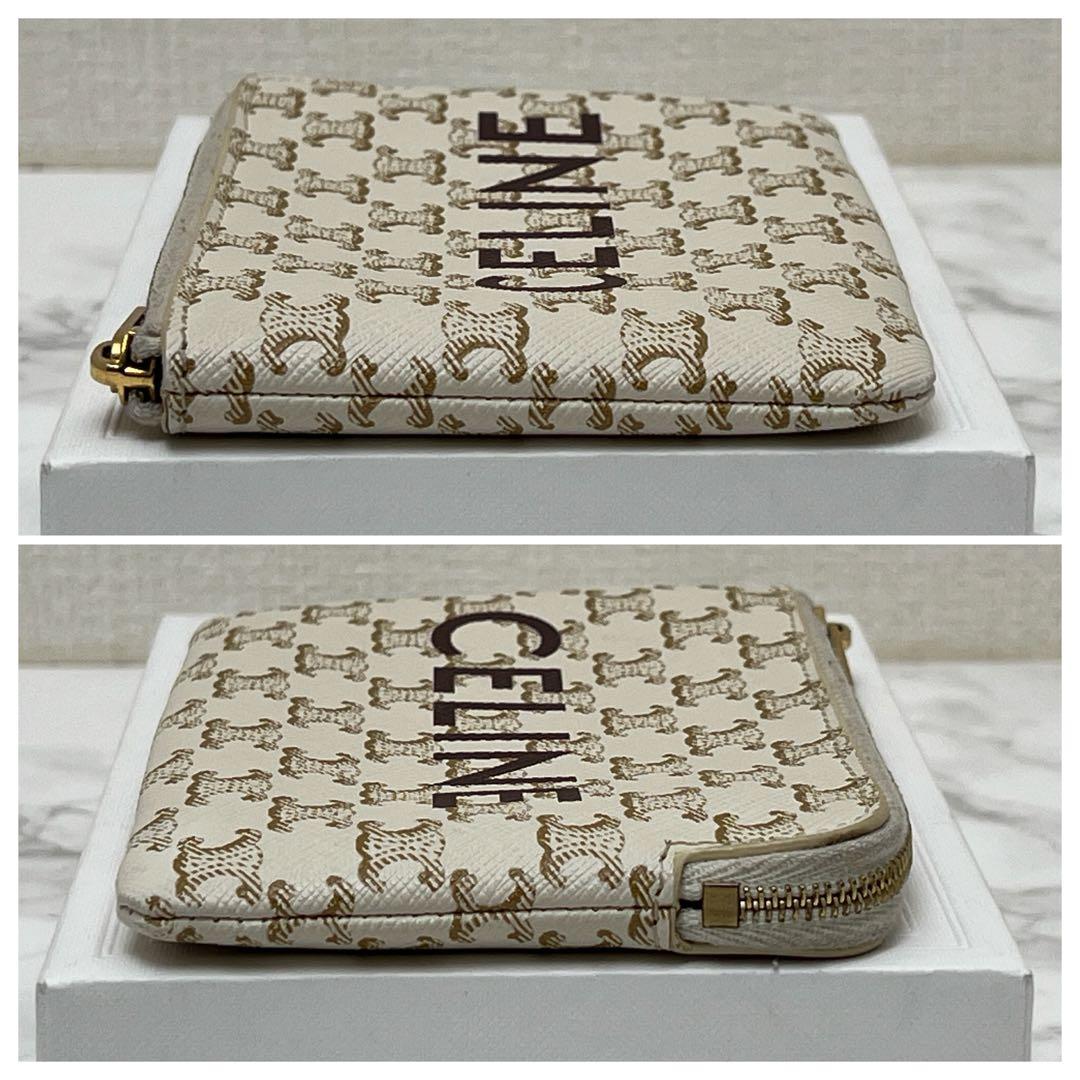 セリーヌ パース キュイル トリオンフ ケース ホワイト