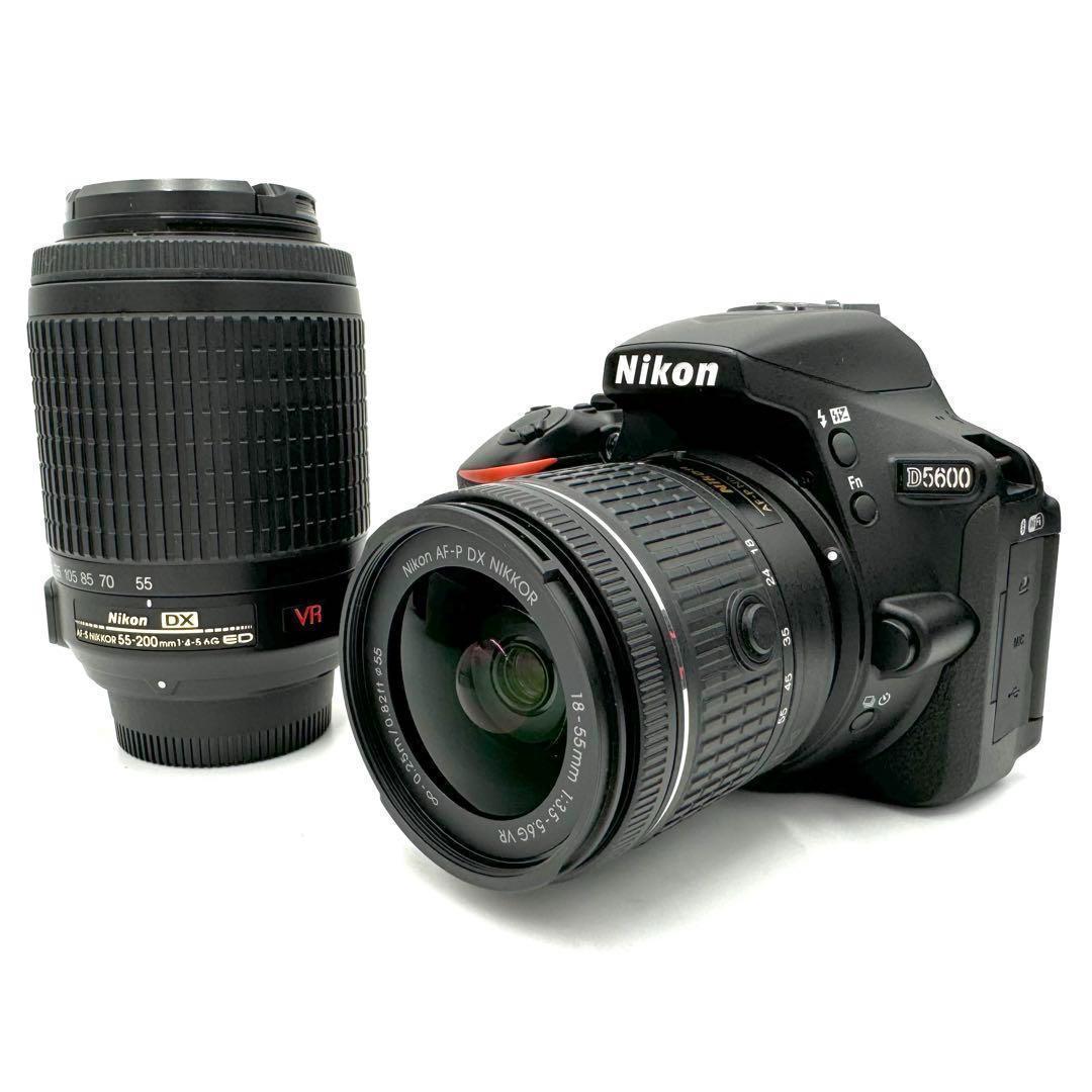 ❁動作良好❁Wi-Fi搭載❁Nikon ニコン D5600 ダブルレンズセット