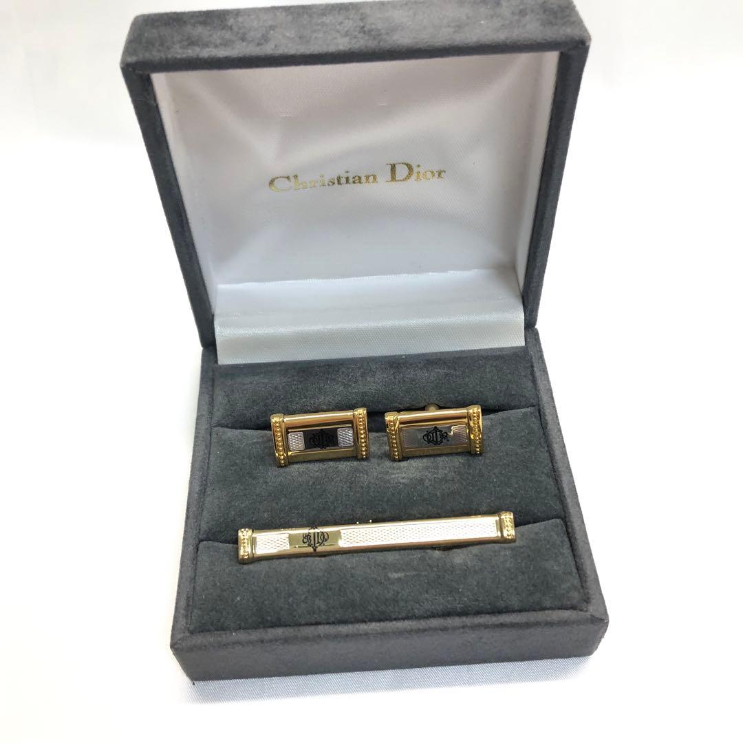 【美品✨】　Christian Dior タイピン　カフス　ヴィンテージ　セット