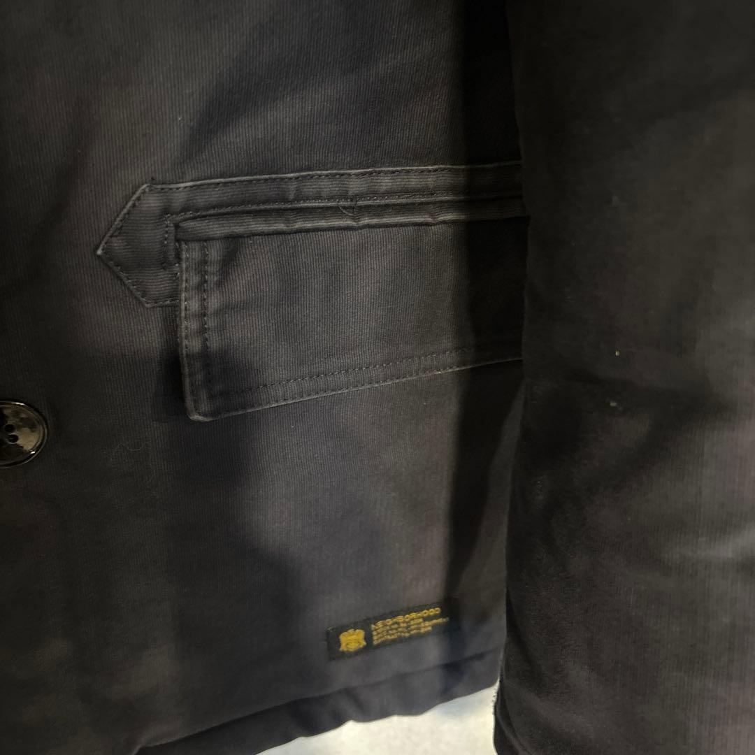 NEIGHBORHOOD ボア マッキーノコート ネイビー L