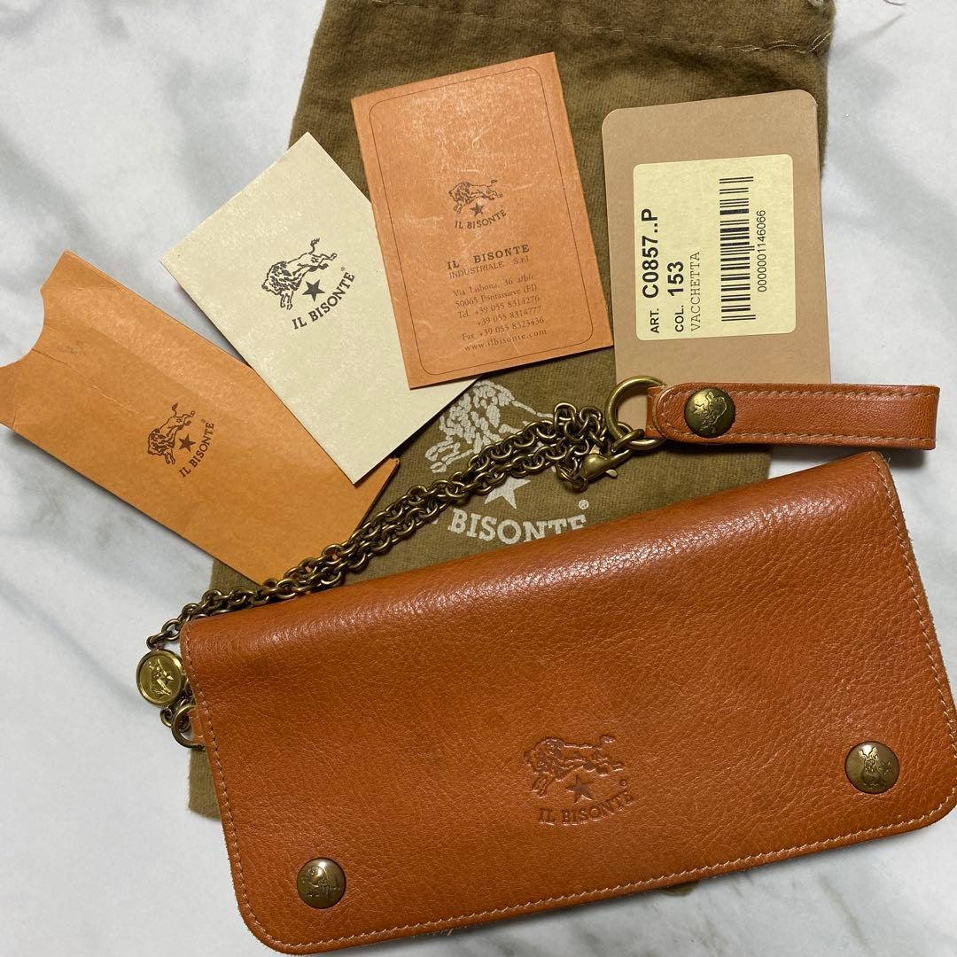 IL BISONTE /イルビゾンテ　レザー ウォレット&キーチェーン