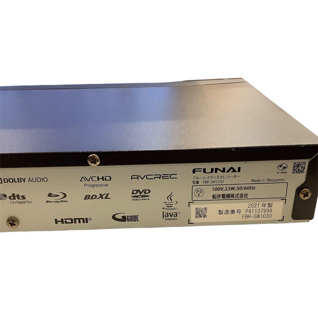 FUNAI ブルーレイレコーダー FBR-SW1030 2021年製 ジャンク