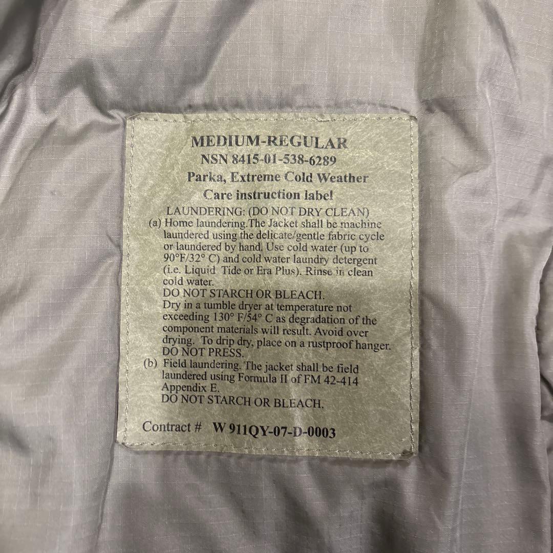 米軍 ECWCS LEVEL7 Jacket Medium Regular