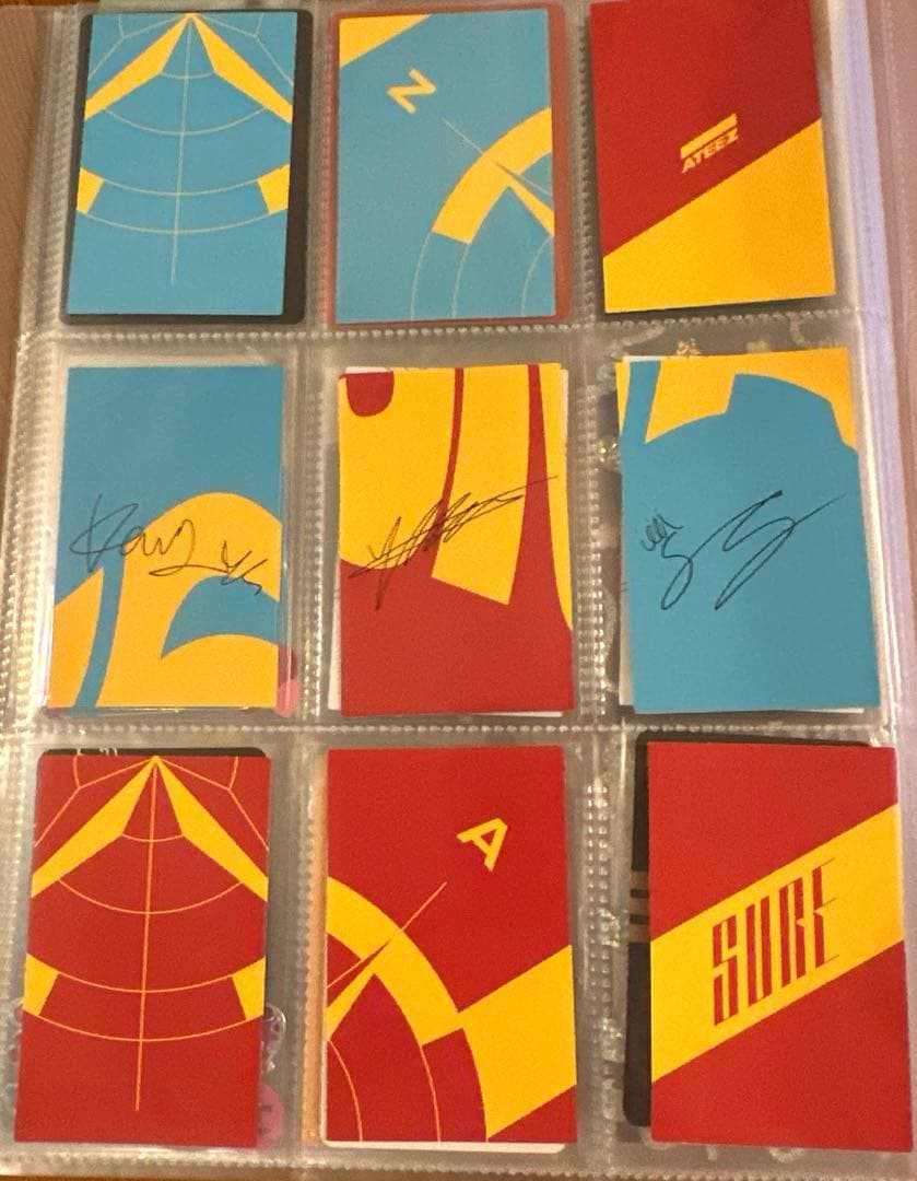 ATEEZ トレカ サイン one to all セット WAVE 日本