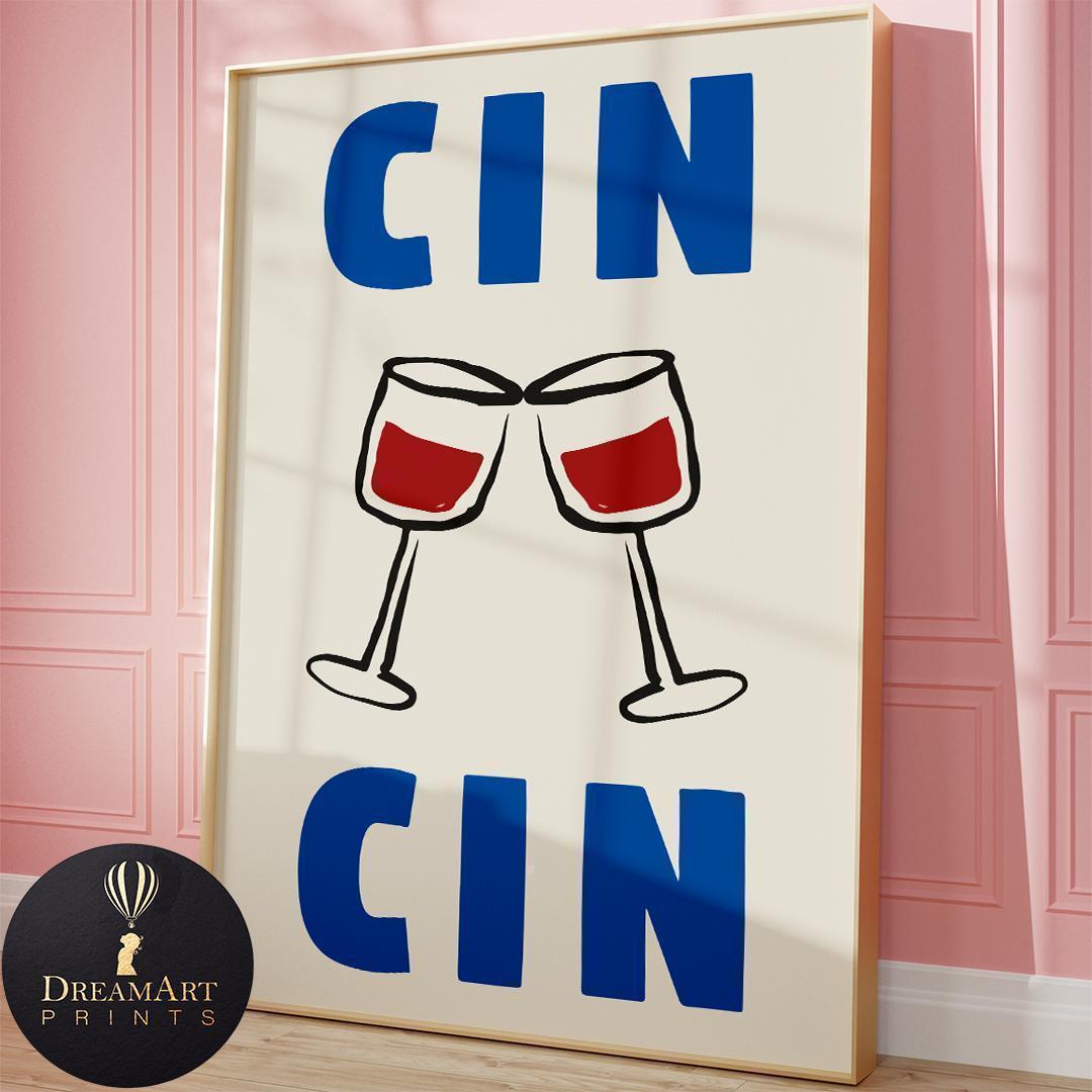 **専用**A2 インテリアポスター ワイングラス F078 白フレーム