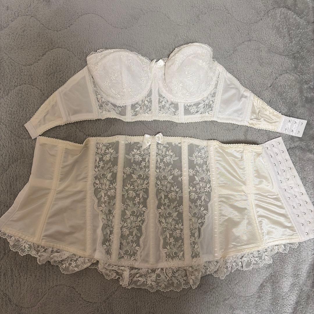 セモア　ブライダルインナー セット　D70 ウエストニッパー64cm ドロワーズ