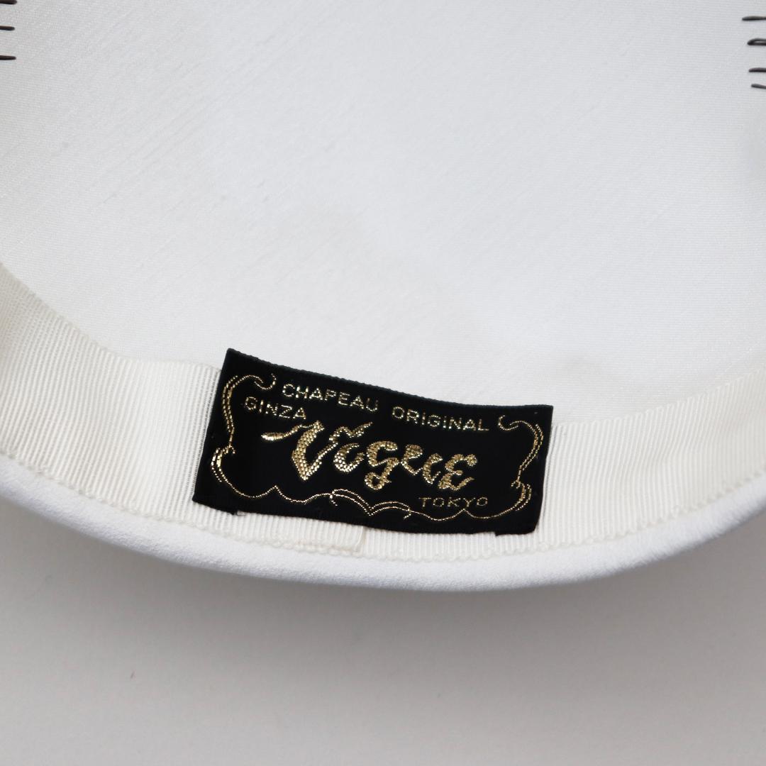 ウエディングハットボンネ風トークハット／銀座vogueにてオーダー制作