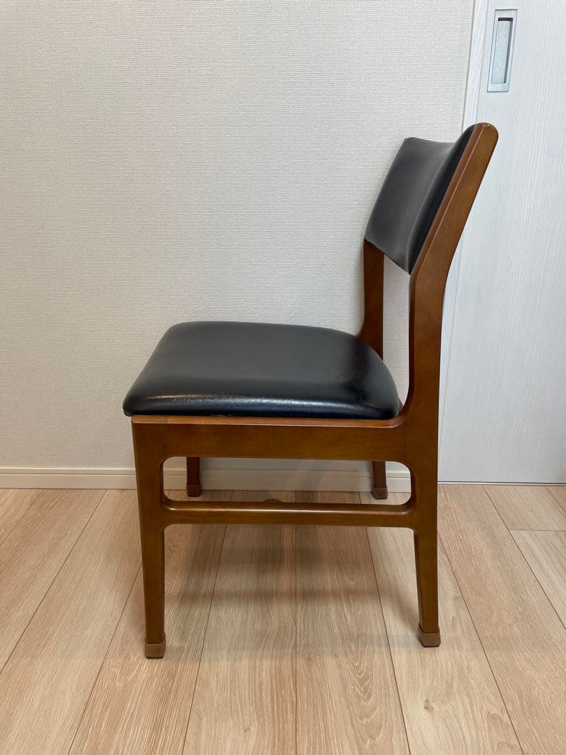 カリモク60 ｜アームレスダイニングチェア ブラック｜正規品