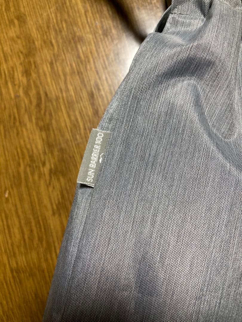 ２段折 / フリルフロスト(グレー, 木曲がり手元)