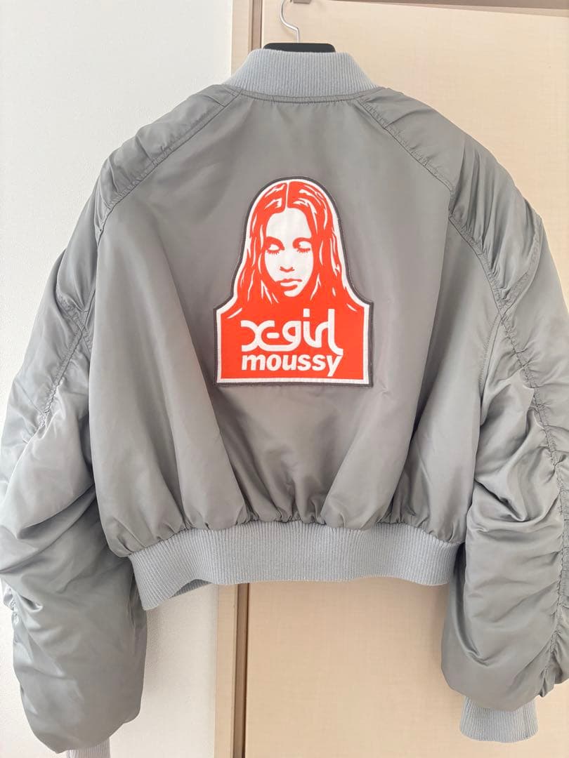 X-girl × MOUSSY REVERSIBLE MA-1 JACKET
