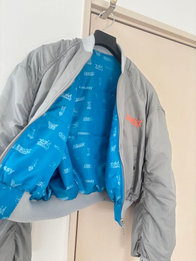 X-girl × MOUSSY REVERSIBLE MA-1 JACKET