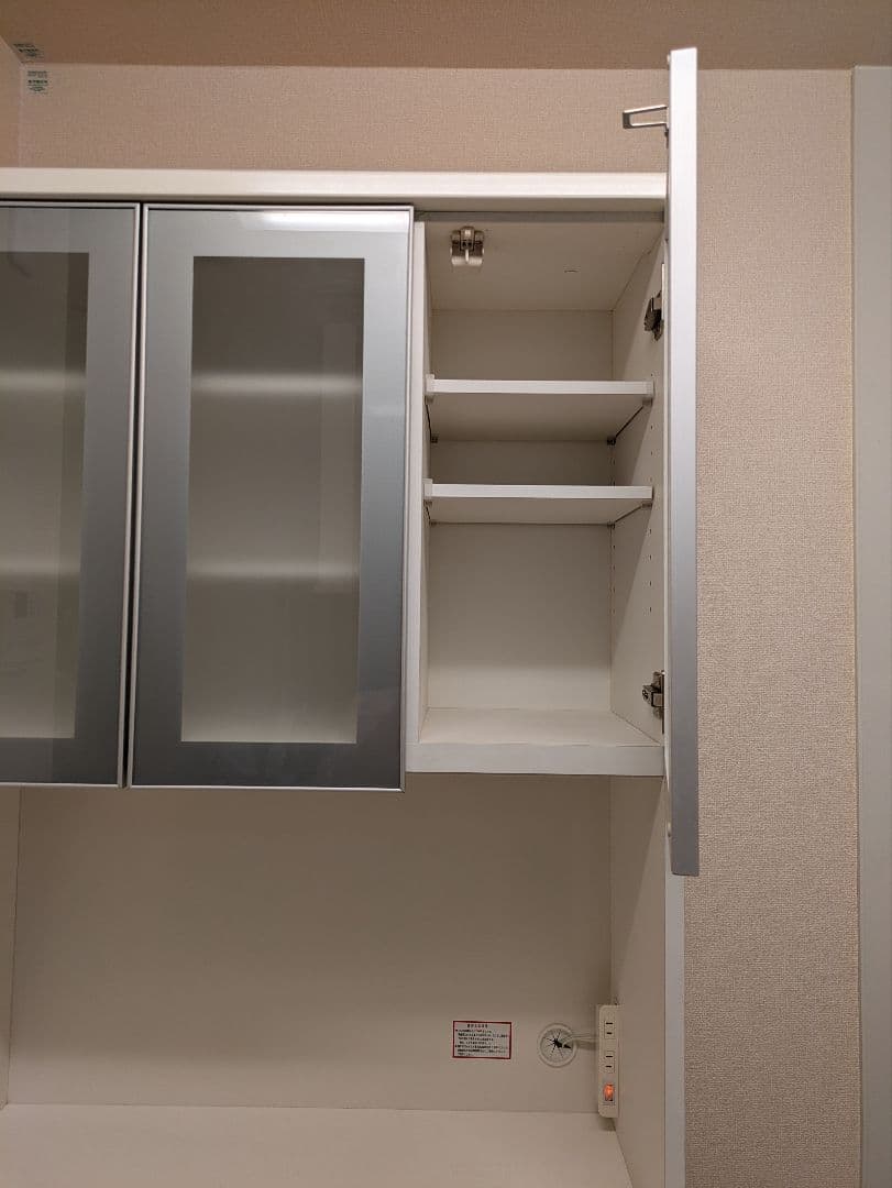 【最終値下げ】キッチン収納キャビネット ニトリ カップボード ホワイト