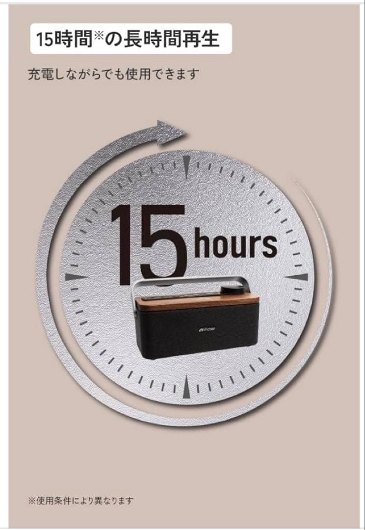 Victor ポータブルワイヤレススピーカー SP-WS10BT