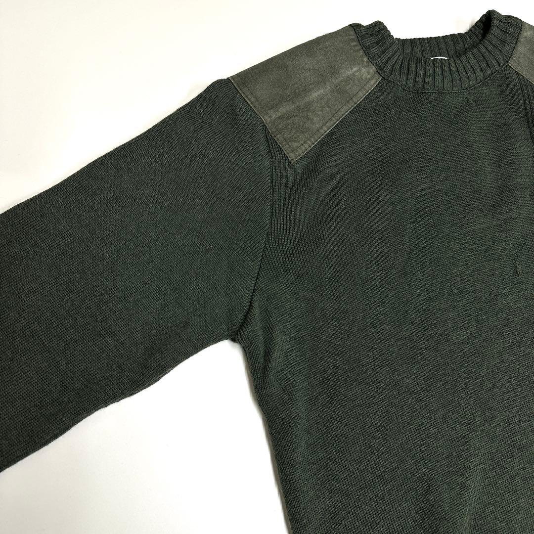 Burberrys バーバリーズ エルボーパッチ ウールニット M 英国製