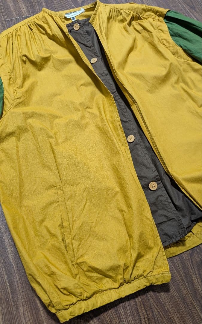 GIORGIO ARMANI ノーカラージャケット 80s