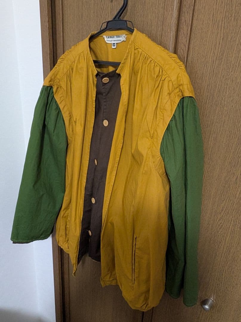 GIORGIO ARMANI ノーカラージャケット 80s