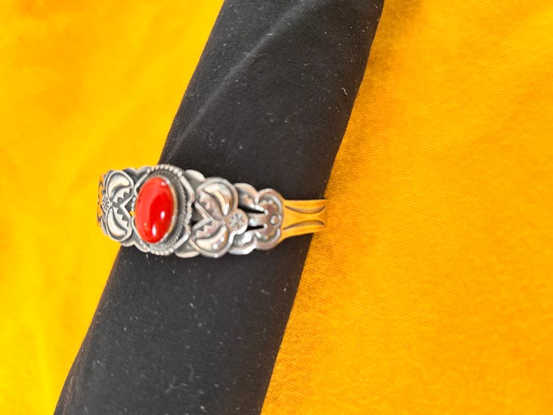 ナバホ族ジュエリー/ バングル / A.payton /STERING