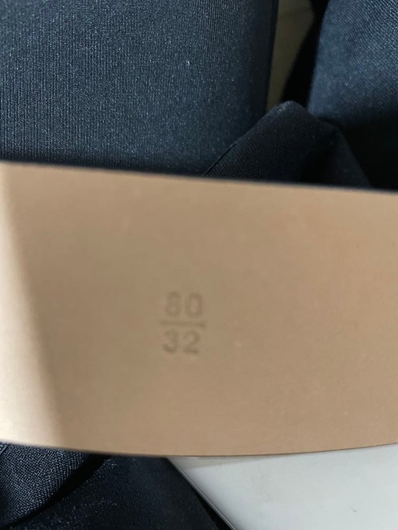 CHANEL 黒 ベルト　ロゴバックル