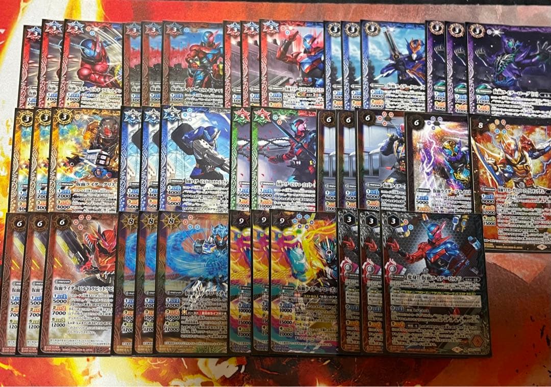 バトスピ 仮面ライダービルドデッキ、パーツ