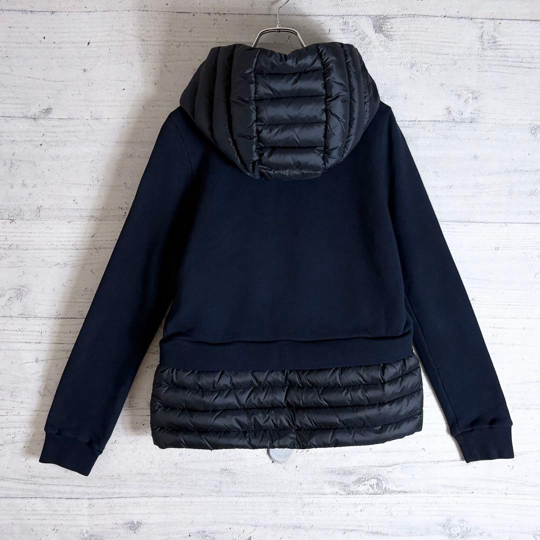 モンクレール マグリア カーディガン ダウン スウェット フード M