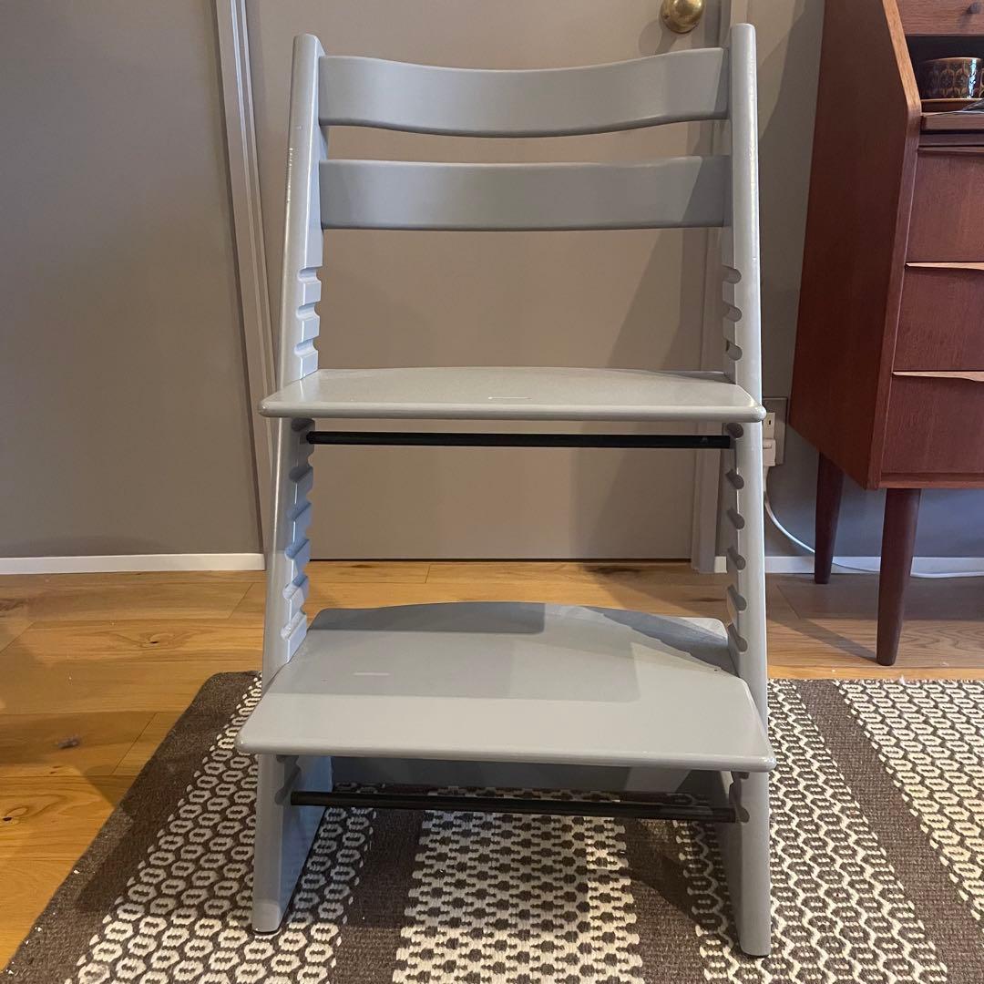 STOKKE トリップトラップ ハイチェア グレー