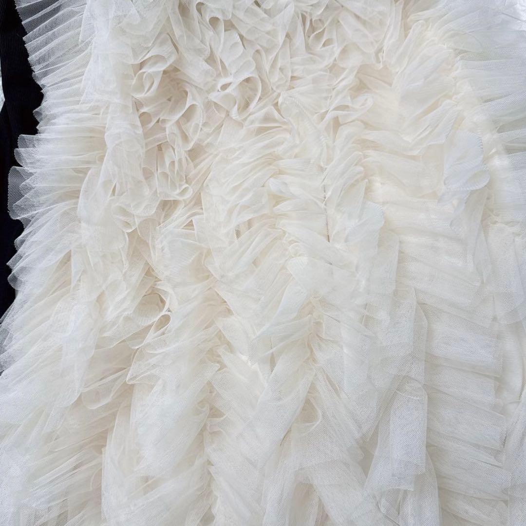 NOTRE émor ruffle tulle dress