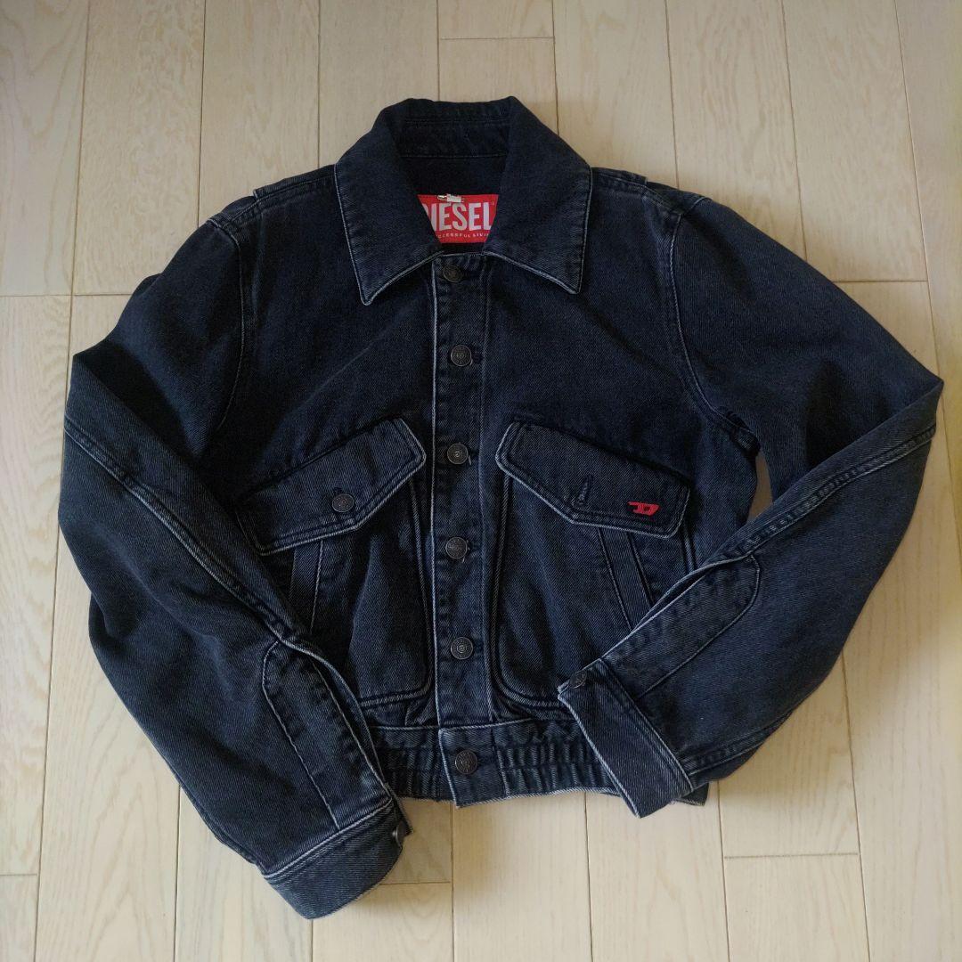 ボンバーデニムジャケット ディーゼル D-TRACY 　XS ウォッシュ加工