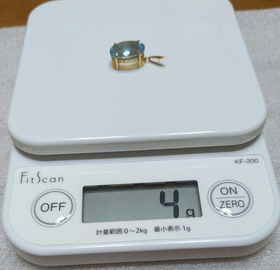 ブルートパーズ ペンダントトップ