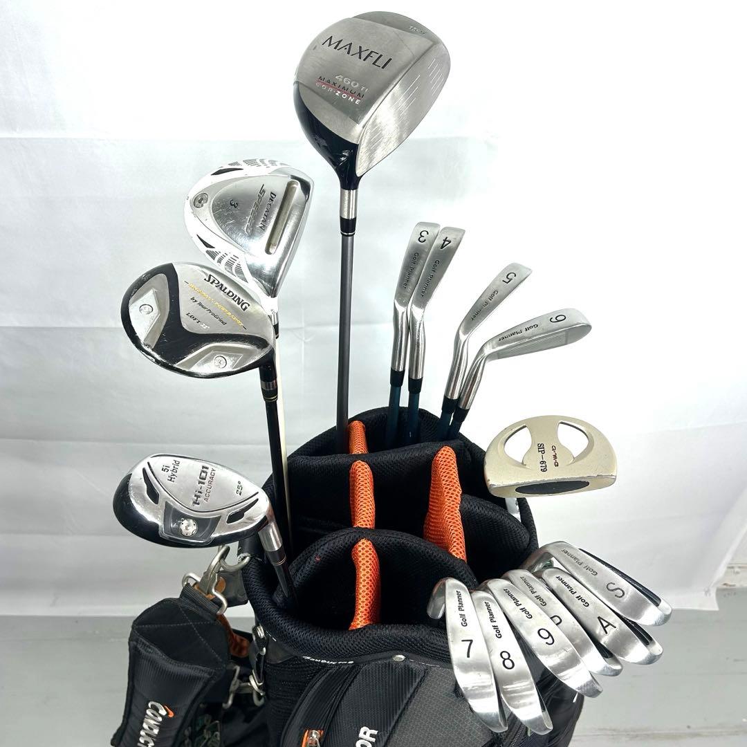 本格派 メンズゴルフクラブ 15本 フルセット ゴルフセット 初心者向け お試し
