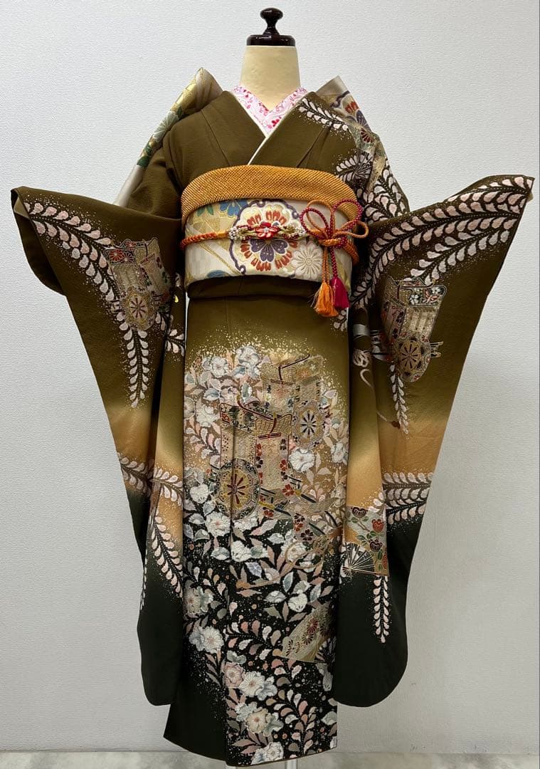 振り袖　フルセット　別誂長襦袢　成人式　翠山工房　辻ヶ花　金彩加工　桐屋　721