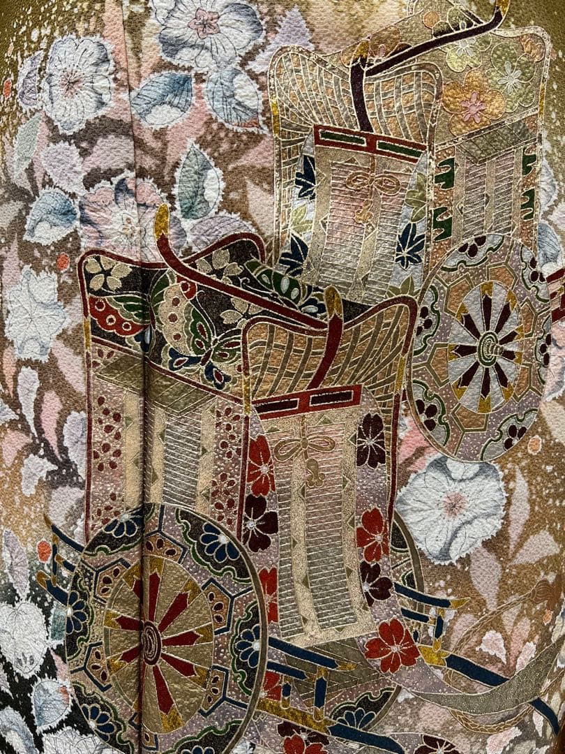 振り袖　フルセット　別誂長襦袢　成人式　翠山工房　辻ヶ花　金彩加工　桐屋　721