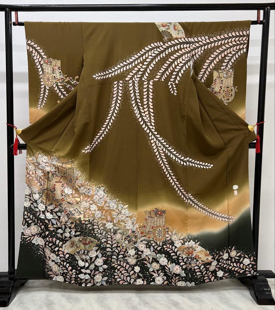 振り袖　フルセット　別誂長襦袢　成人式　翠山工房　辻ヶ花　金彩加工　桐屋　721