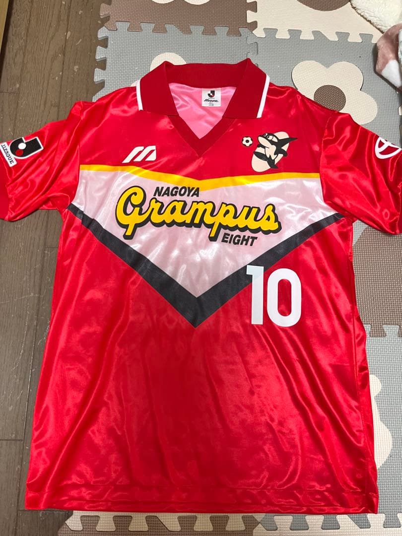 [希少] 名古屋グランパス　ユニフォーム　本田圭佑直筆サインキャップ付き