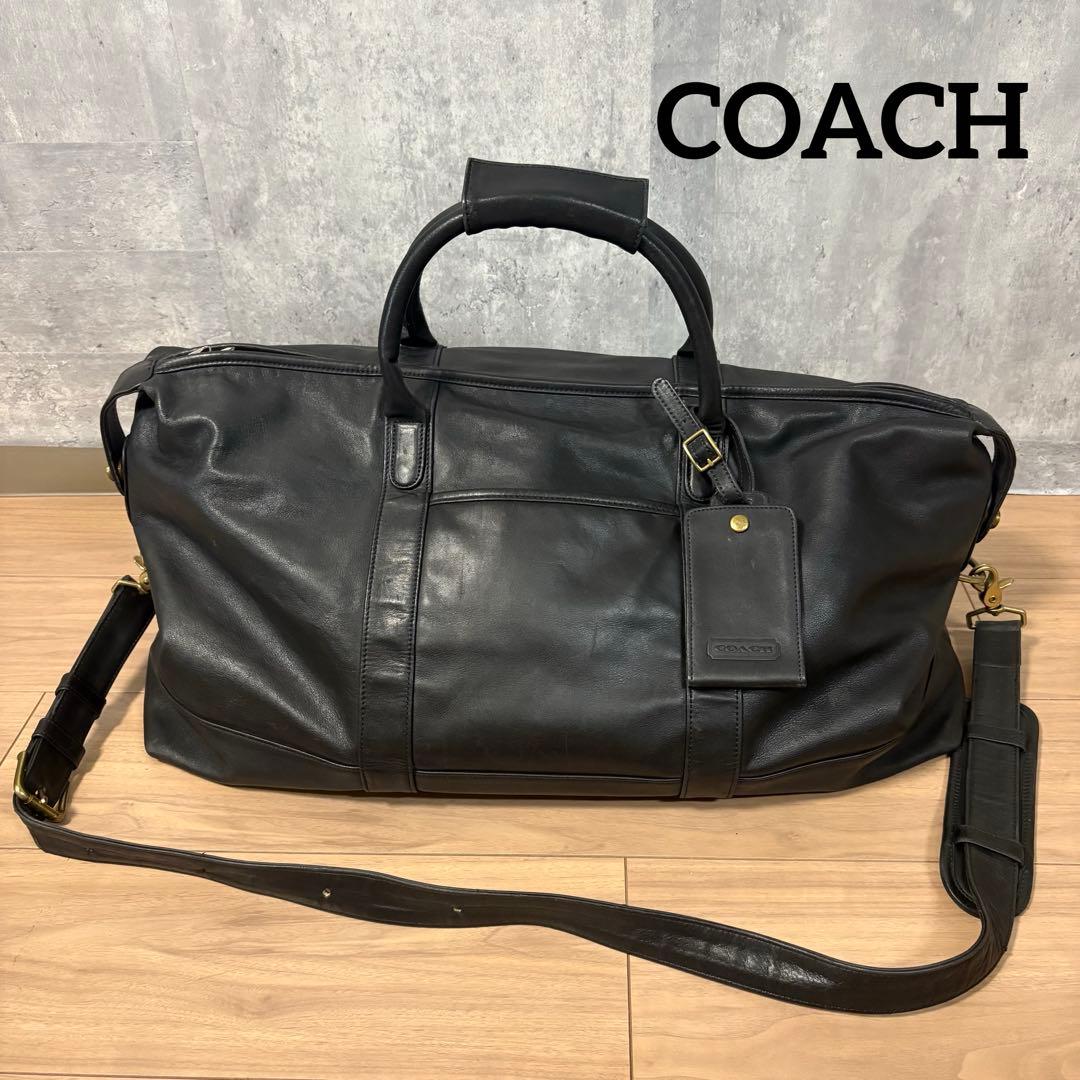 オールドコーチ COACH 【0502】 レザー ボストンバッグ ドイツホック