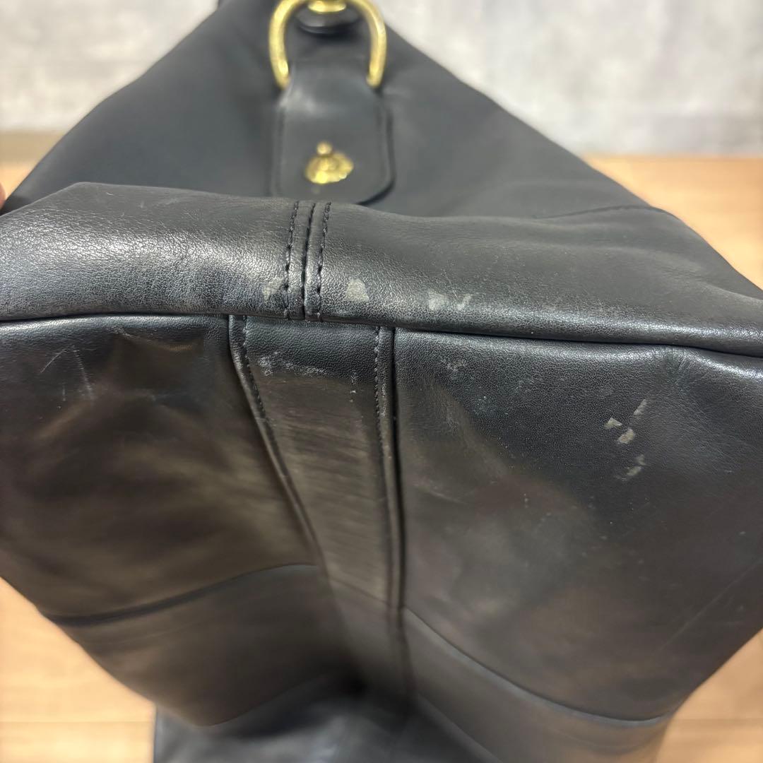 オールドコーチ COACH 【0502】 レザー ボストンバッグ ドイツホック