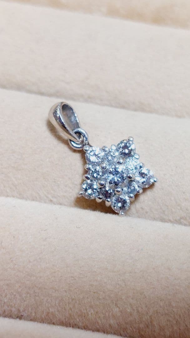 夜まで大大赤字PT900 ダイヤ0.50ペンダントトップ