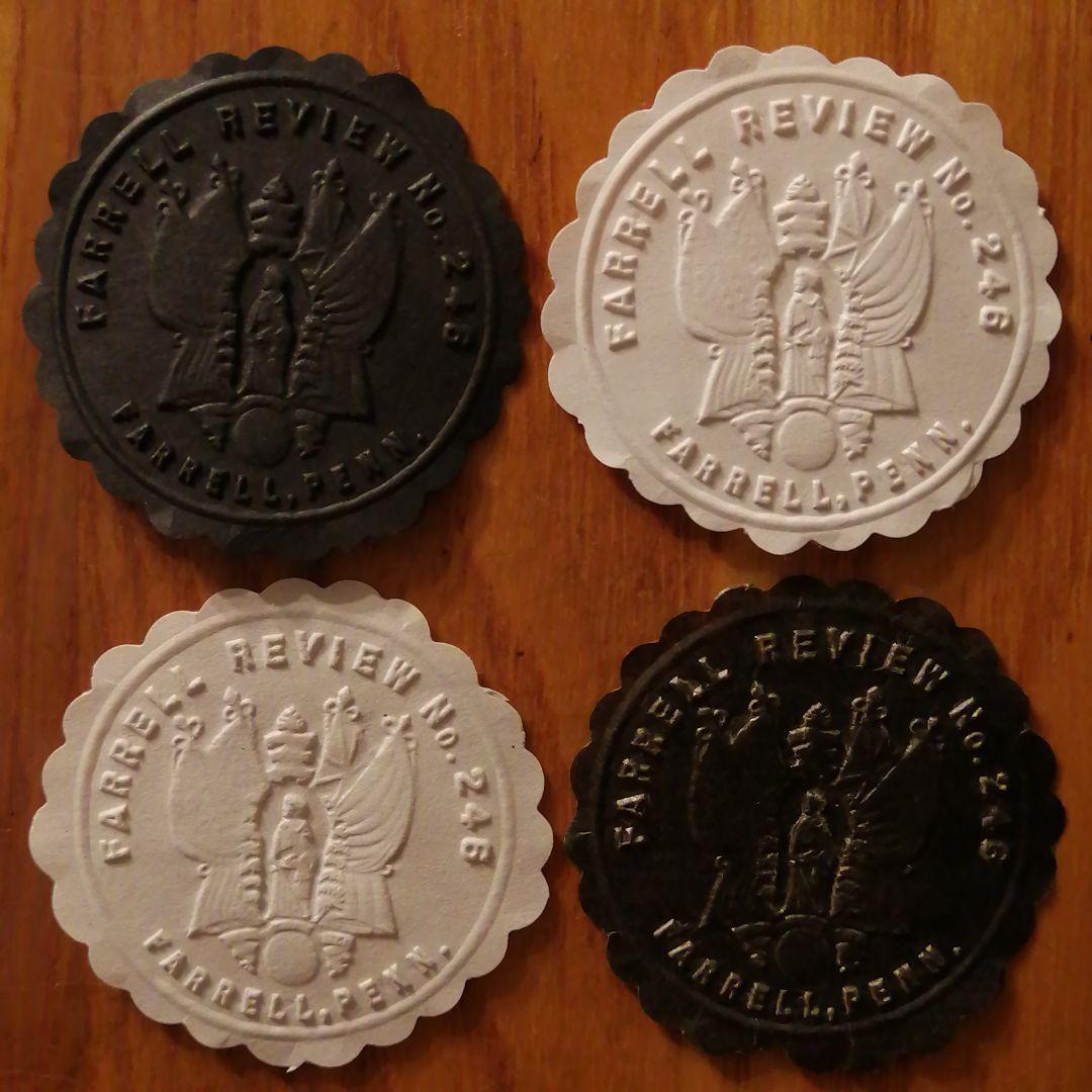 アメリカ製アンティーク エンボッサー☆スタンプ☆はんこ☆タグ☆ラベル文房具☆刻印