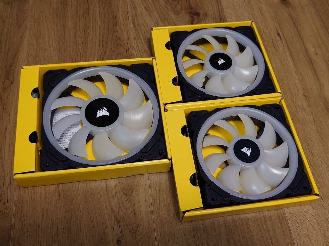 CORSAIR iCUE H100i ELITE CAPELLIX+RGBファン