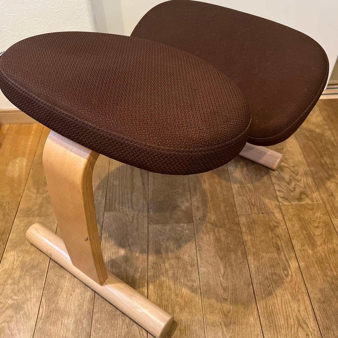 【訳あり品】サカモトハウス　バラウスイージー　バランスチェア　ブラウン