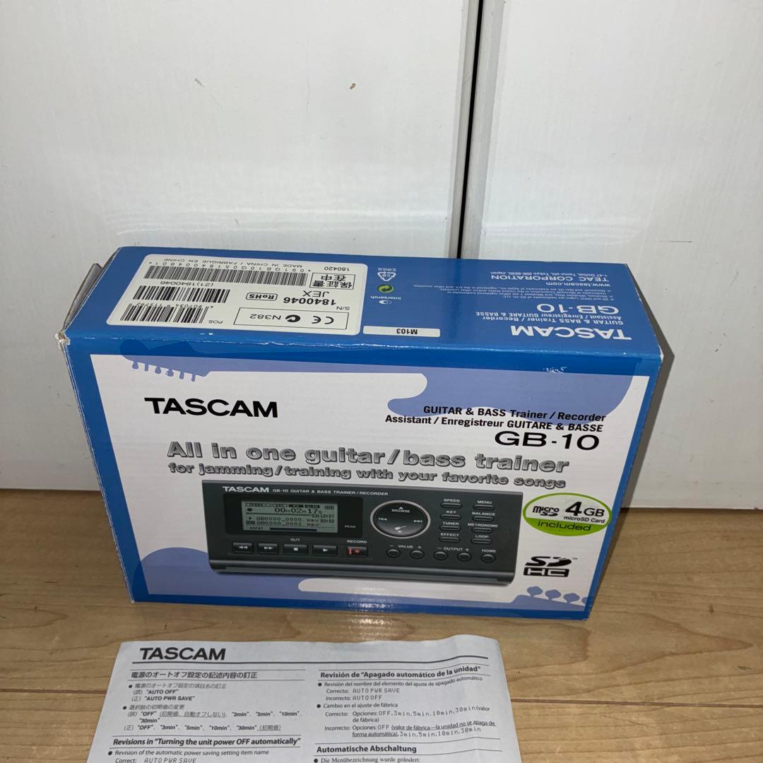別売アダプターセットTASCAM GB-10 ギター・ベーストレーナーレコーダー