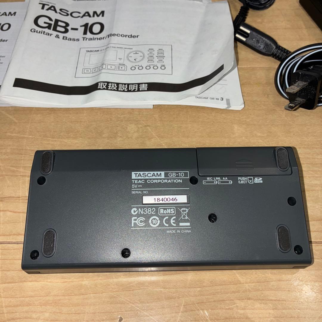 別売アダプターセットTASCAM GB-10 ギター・ベーストレーナーレコーダー