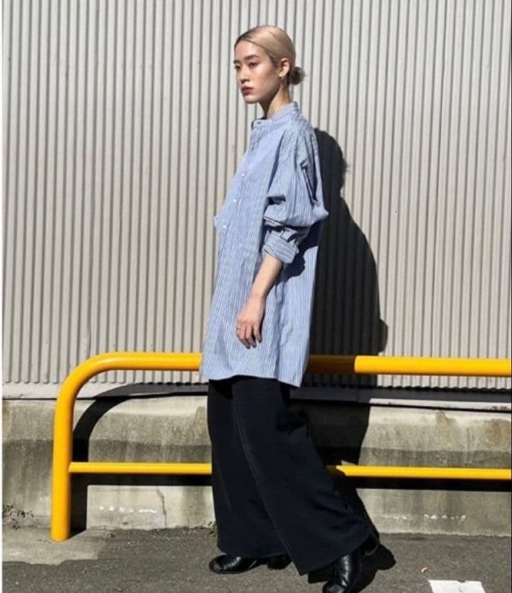 TODAYFUL Stripe Over Shirts ストライプオーバーシャツ